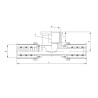 PERFEXIM Trójnik 912 Zaprasowywany GW 32 x 1" x 32 62-912-3225-000